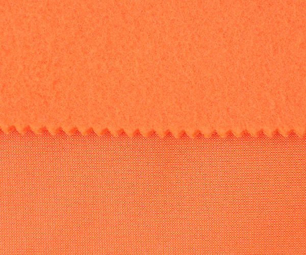 Fluorescent Single-sided  Stretched Velour Fabric