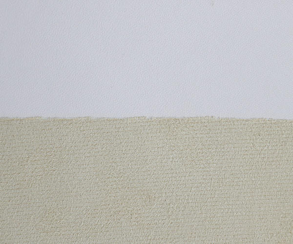 516-22A4 White Soft PU leather Fabric