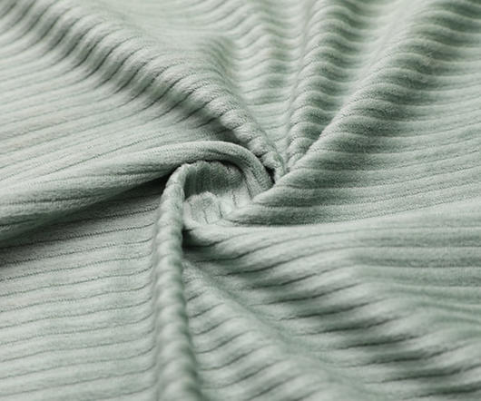 100% Polyester Knitted Corduroy Fabric